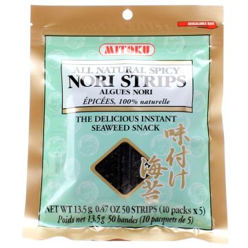 Nori Strips instant seaweed snack - Spicy