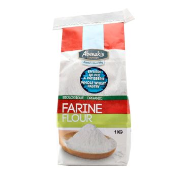 Farine de blé entier à pâtisserie biologique 