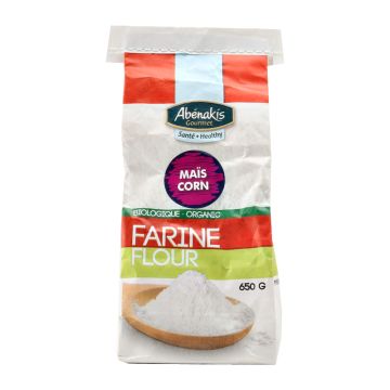 Farine de maïs biologique