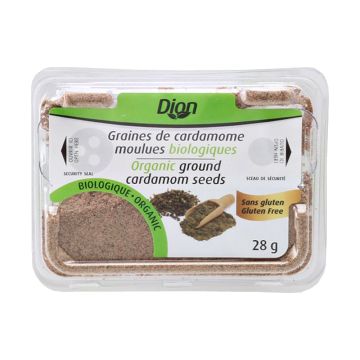 Graines de cardamome moulues biologiques sans gluten