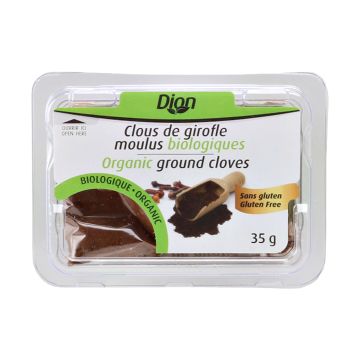 Clous de girofle moulus biologiques sans gluten