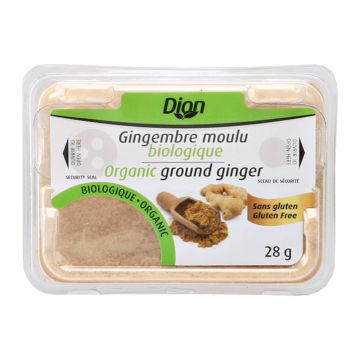 Gingembre moulu biologique sans gluten