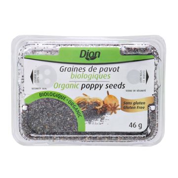 Graines de pavot biologiques sans gluten