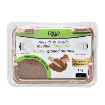 Noix de muscade moulue biologique sans gluten