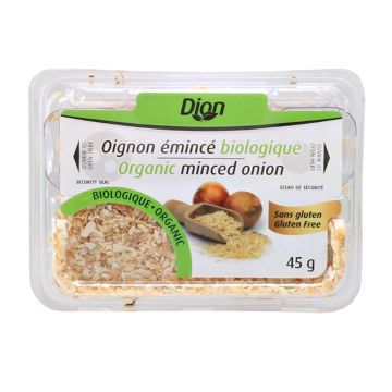 Oignon émincé biologique sans gluten