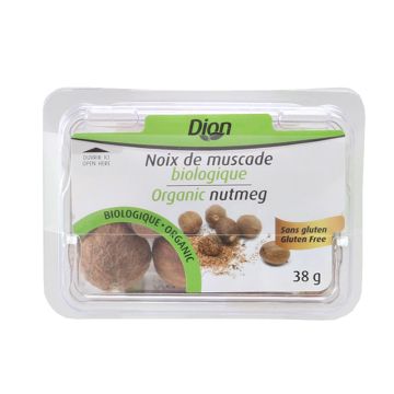 Noix de muscade biologique sans gluten