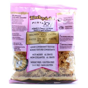 Organic Gluten free Brown Rice Spirals Pasta