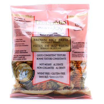 Gluten free Brown Rice Vegetable Spirals Pasta