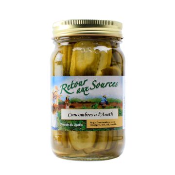 Concombres à l'aneth