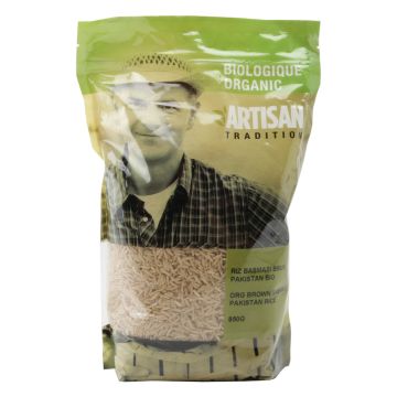 Riz Basmati brun biologique
