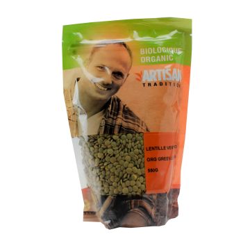 Organic Green Lentils