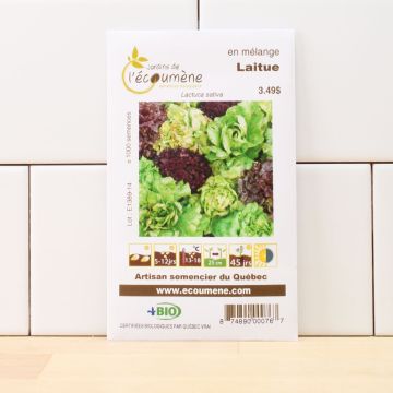 Laitues biologiques  - Laitue en mélange  