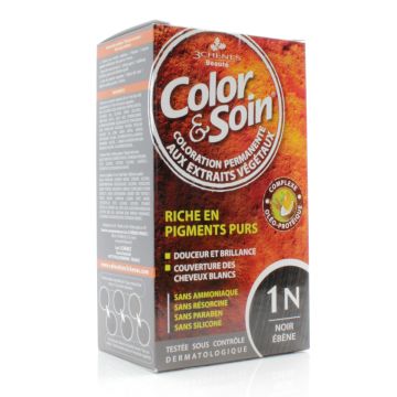 Coloration pour cheveux - Noir ebène 1N