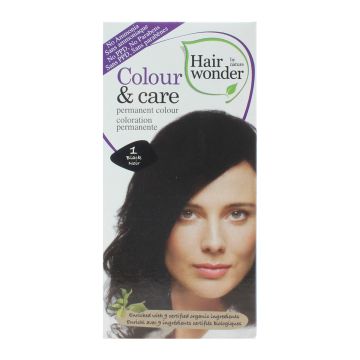 Hairwonder permanent colour - Black 1