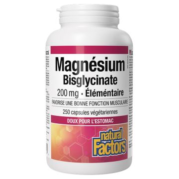 Magnésium bisglycinate 200 mg élémentaire - Fonction musculaire