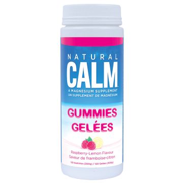 Supplément de magnésium Natural calm en gelées - Framboise citron