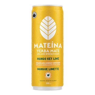 Boisson énergétique biologique - Yerba maté mangue limette