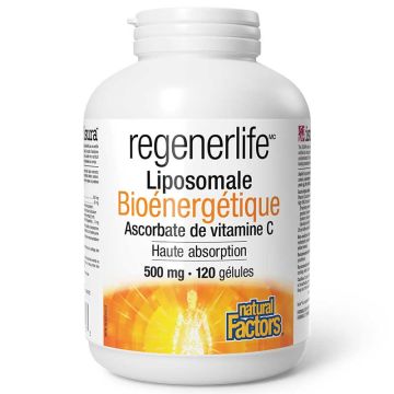 Liposomale bioénergétique ascorbate de vitamine C 500 mg - Système immunitaire