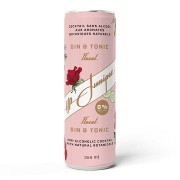 Gin tonic sans alcool floral - Prêt à boire
