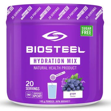 Mélange à boisson électrolytes saveur raisin 20 portions