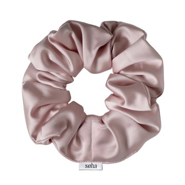 Chouchou - En satin rose pâle 