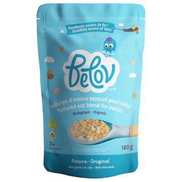 Céréales biologiques texturées avoine - Nature 7 mois+