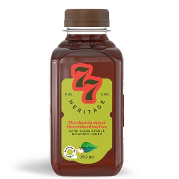 Thé glacé du verger sans sucre ajouté