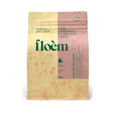 Infusion boréale - Rose Camomille et  Feuilles du Labrador