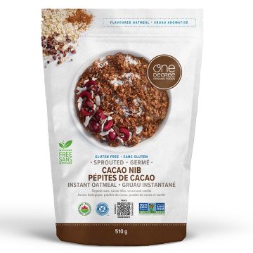 Sprouted Instant Oatmeal - Cocoa Nib