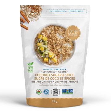 Sprouted Instant Oatmeal - Coconut Sugar and Spices