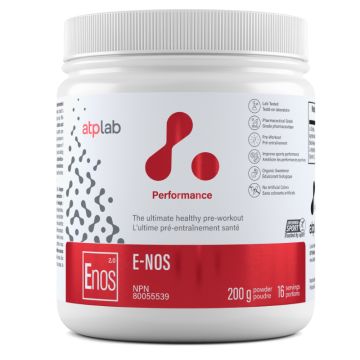 Mélange à boisson pré-entrainement E-Nos saveur agrumes 20 portions 