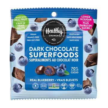 Superaliments au chocolat noir - Vrais bleuets