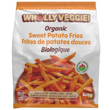 Frites de patates douces biologique