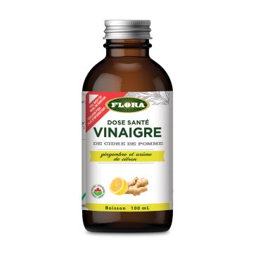 Vinaigre de cidre de pomme - Gingembre et arôme de citron