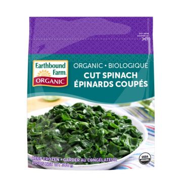 Épinards coupés congelés biologiques