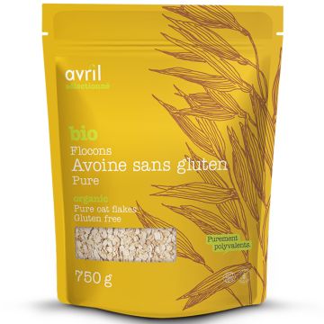 Flocons d'avoine pure biologique