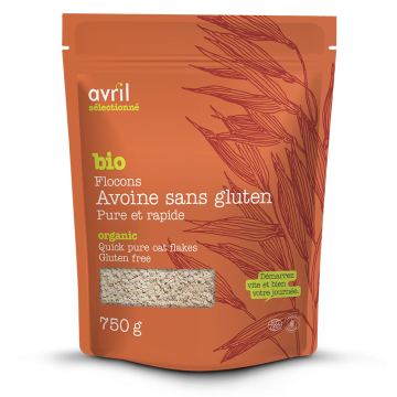 Flocons d'avoine pure et rapide biologique