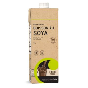 Boissons végétales biologiques - Boisson de soya au cacao