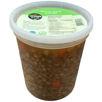 Soupe biologique - Aux Lentilles