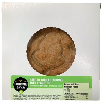 Pâté biologique - Tofu et légumes, croûte de blé