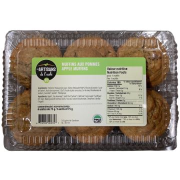 Organic Muffins - Apples