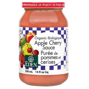 Purée pomme cerise biologique