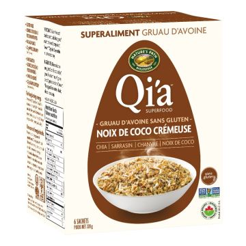 Gruau biologique de superaliments - Qi'a Noix de coco crémeuse