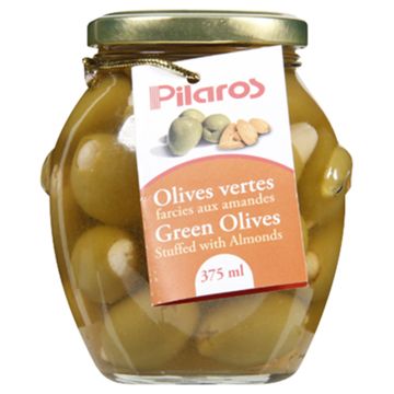 Olives vertes farcies aux amandes