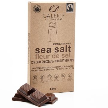 Chocolat noir biologique -  Fleur de sel