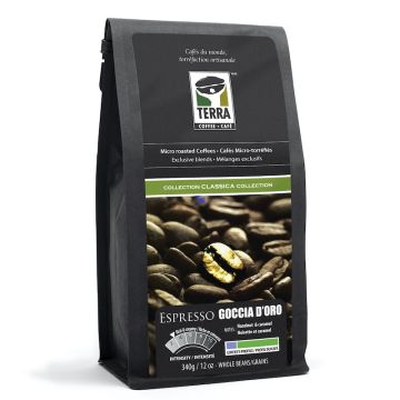 Espresso Goccia D'oro - Café responsable en grains entiers