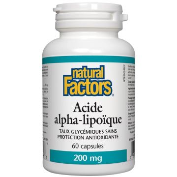 Acide alpha lipoïque 200 mg - Glycémie saine et antioxydants