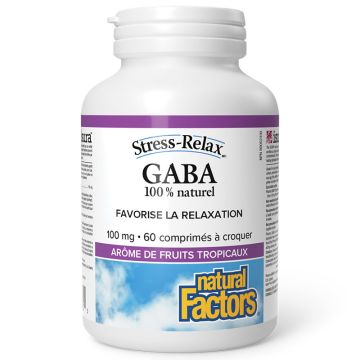 Gaba 100% naturel 100 mg Stress Relax - Anxiété et relaxation
