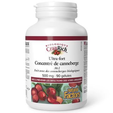 Concentré de canneberges biologiques CranRich - Infections urinaires
