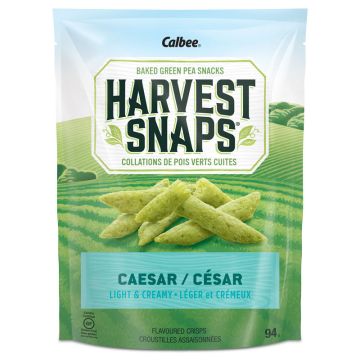 Harvest Snaps -  Baked green pea snacks Caesar